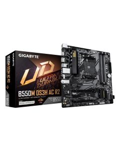 GIGABYTE B550M DS3H AC R2 moederbord AMD B550 Socket AM4 micro ATX