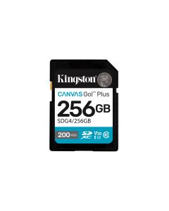 Kingston Technology Canvas Go! Plus 256GB SDXC Canvas Go Plus Gen4 200MB/s C10 UHS-I U3 V30