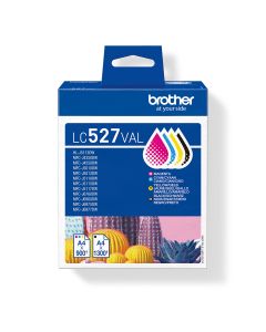 Brother LC527VAL inktcartridge 4 stuk(s) Origineel Zwart, Cyaan, Magenta, Geel