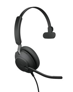 Jabra Evolve2 40 SE Headset Bedraad Hoofdband Kantoor/callcenter USB Type-C / USB Type-A Zwart