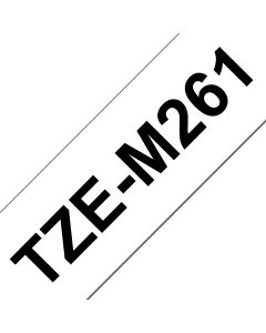 Brother TZE-M261 labelprinter-tape Zwart op wit