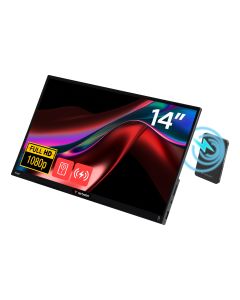 Verbatim 32088 Draagbare televisie en monitoor Draagbare monitor Zwart 35,6 cm (14") LED 1920 x 1080 Pixels