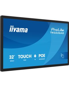 iiyama TW3226AS-B3P beeldkrant Kiosk-ontwerp 80 cm (31.5") LED Wifi 430 cd/m² Full HD Zwart Touchscreen Type processor Android 24/7
