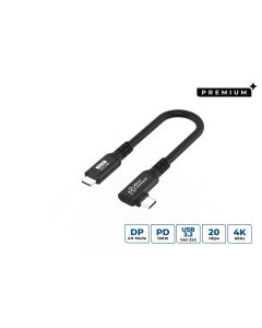 Microconnect USB3.2CC015-A USB-kabel USB 3.2 Gen 2x2 0,15 m USB C Zwart