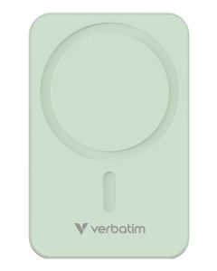 Verbatim Charge 'n' Go Essentials Magnetische draadloze powerbank 20000 mAh Groen
