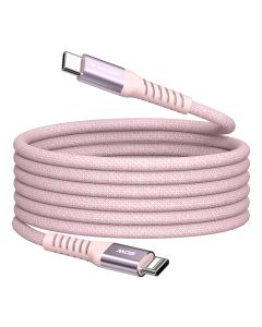 Verbatim Sync & Charge Magnetische Kabel - 60W USB-C naar USB-C 120 cm Roze