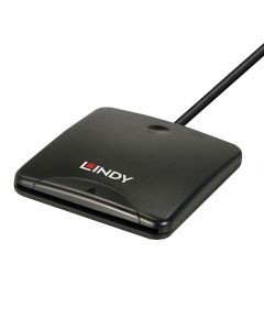 Lindy 43407 magnetische kaart-lezer USB Zwart