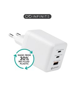 eSTUFF ES637100 oplader voor mobiele apparatuur Smartphone Wit AC Snel opladen Binnen