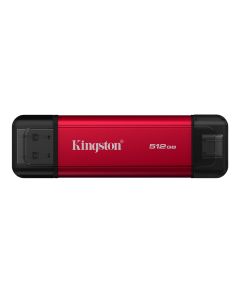 Kingston Technology 512GB Draagbare SSD met Dual USB-A/C, tot 1050MB/s USB 3.2 Gen 2