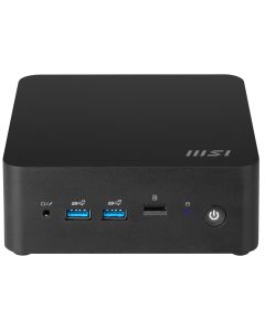 MSI CUBI NUC 1MG-244BEU PC/workstation barebone 0.84L sized PC Zwart 100U Intel SoC