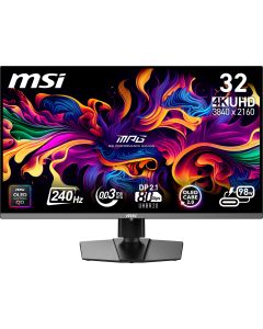 MSI MPG 322URX QD-OLED computer monitor 80 cm (31.5") 3840 x 2160 Pixels 4K Ultra HD Zwart