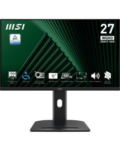 MSI Pro MP275QPG computer monitor 68,6 cm (27") 2560 x 1440 Pixels Wide Quad HD LCD Zwart
