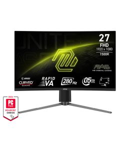 MSI MAG 276CPXF computer monitor 68,6 cm (27") 1920 x 1080 Pixels Full HD LCD Zwart
