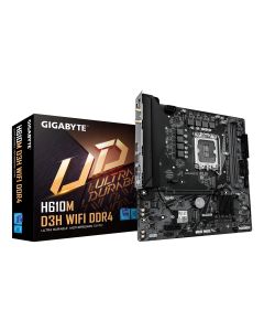 GIGABYTE H610M D3H WIFI DDR4 moederbord Intel H610 LGA 1700 micro ATX