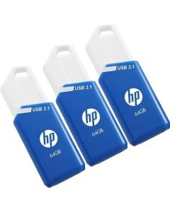 HP x755w Triple Pack USB flash drive 64 GB USB Type-A 3.2 Gen 1 (3.1 Gen 1) Blauw, Wit
