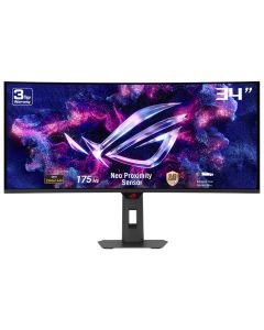 ASUS ROG Strix OLED XG34WCDG computer monitor 86,4 cm (34") 3440 x 1440 Pixels UltraWide Quad HD QD-OLED Zwart