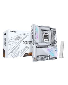 GIGABYTE X870E AORUS PRO X3D ICE AMD X870E Socket AM5 ATX