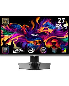 MSI MAG 272UP QD-OLED X24 computer monitor 67,3 cm (26.5") 3840 x 2160 Pixels 4K Ultra HD Zwart