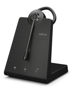 Jabra Engage 45 SE Headset Draadloos oorhaak, Hoofdband Kantoor/callcenter Zwart