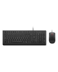 Lenovo 4X31R64434 toetsenbord Inclusief muis Thuis/Werk USB Frans, Duits, Zwitsers Zwart