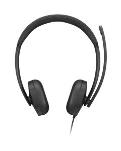 Lenovo VoIP Headset 5000 Bedraad Hoofdband Kantoor/callcenter USB Type-C Zwart
