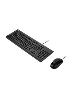 ASUS U2000 KEYBOARD+MOUSE/BK/UI toetsenbord Inclusief muis Universeel USB Zwart