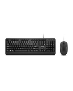 Lenovo 160 toetsenbord Inclusief muis Thuis/Werk USB Amerikaans Engels Zwart