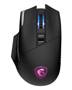 MSI S12-4301370-CLA muis Gamen Rechtshandig RF Wireless + Bluetooth + USB Type-A Optisch 26000 DPI