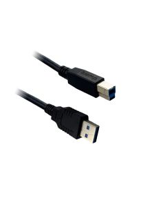 Biamp EasyConnect USB2-10-AB USB-kabel USB 2.0 3 m USB A USB B 0,48 Gbit/s Zwart
