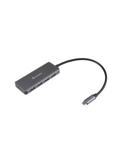 eSTUFF ES623007 interface hub USB 3.2 Gen 1 (3.1 Gen 1) Type-C 5000 Mbit/s Aluminium