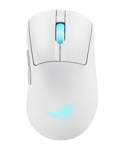 ASUS ROG Keris II Origin WHT muis Gamen Rechtshandig RF Wireless + Bluetooth + USB Type-A Optisch 42000 DPI