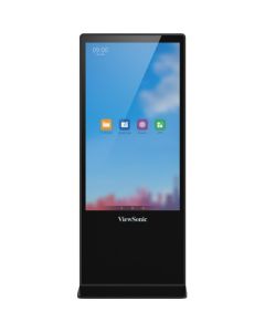 Viewsonic EP5542T beeldkrant Totem-ontwerp 139,7 cm (55") LED 450 cd/m² 4K Ultra HD Zwart Touchscreen Android 8.0