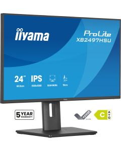 iiyama ProLite XB2497HSU-B1 computer monitor 60,5 cm (23.8") 1920 x 1080 Pixels Full HD LED Zwart