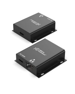 Microconnect MC-USBCFETHPD100W tussenstuk voor kabels USB C RJ-45 Zwart