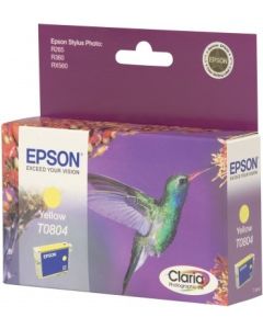 Epson Hummingbird T0804 inktcartridge Origineel Geel