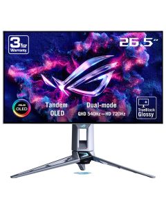 ASUS ROG Swift OLED PG27AQWP-W computer monitor 67,3 cm (26.5") 2560 x 1440 Pixels Quad HD LCD Zilver