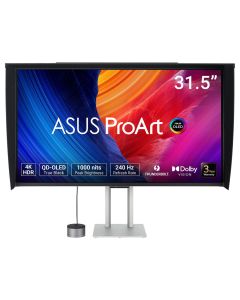 ASUS ProArt OLED PA32UCDMR-K computer monitor 80 cm (31.5") 3840 x 2160 Pixels 4K Ultra HD QD-OLED Zwart, Zilver