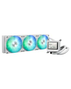 ASUS MAX Gaming LC 360 ARGB LCD White Edition Processor Alles-in-één vloeistofkoeler 12 cm Wit