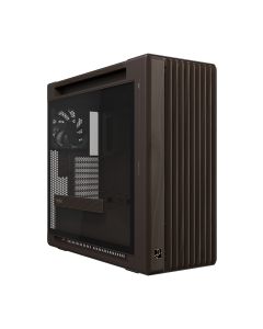 ASUS ProArt PA602 Wood Edition Retro Brown - Tempered Glass Panel Midi Tower Bruin