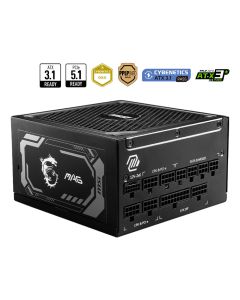 MSI MAG A1250GL PCIE5 power supply unit 1250 W 24-pin ATX ATX Zwart