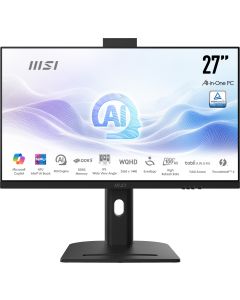 MSI Modern AM273QP AI 1UM-061EU Intel Core Ultra 5 125H 68,6 cm (27") 2560 x 1440 Pixels Alles-in-één-pc 16 GB DDR5-SDRAM 1 TB SSD Windows 11 Home Wi-Fi 6E (802.11ax) Zwart