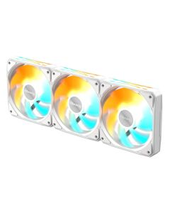GIGABYTE GP-GBT EZFAN1203 ICE koelsysteem voor computers Computer behuizing Ventilator 12 cm Wit 3 stuk(s)