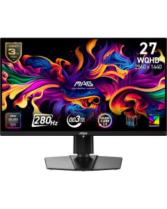 MSI MAG 271QP QD-OLED X28 computer monitor 67,3 cm (26.5") 2560 x 1440 Pixels Wide Quad HD Zwart