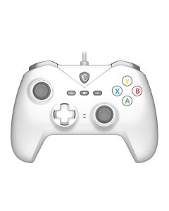MSI FORCE GC200 WHITE game controller Wit USB Gamepad Analoog/digitaal Android, PC