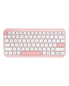 ASUS Marshmallow Keyboard KW100 toetsenbord Thuis Bluetooth QWERTZ Duits Roze