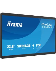 iiyama ProLite S2425AS-B1P Digitale signage flatscreen 60,5 cm (23.8") LCD Wifi 500 cd/m² Full HD Zwart Type processor Android 24/7