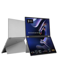 ASUS ZenScreen Duo OLED MQ149CD computer monitor 35,6 cm (14") 1920 x 1200 Pixels WUXGA Zilver