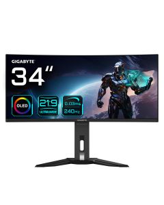 GIGABYTE MO34WQC2 34" OLED WQHD Gebogen Gaming Monitor