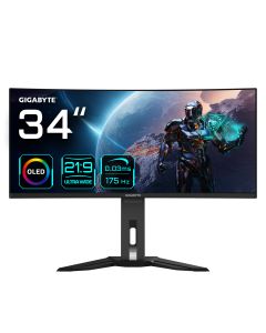 GIGABYTE MO34WQC 34" OLED WQHD Gebogen Gaming Monitor
