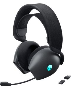 Alienware AW725H Headset Bedraad en draadloos Hoofdband Gamen USB Type-C Bluetooth Zwart